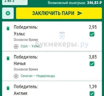 Ставки на карточки в лиге ставок: